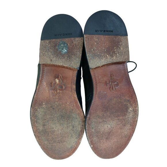 Cole Haan Air Pitney Oxford Shoe Mens 8.5 Black Wingtip Leather Lace Up Business - Picture 8 of 11